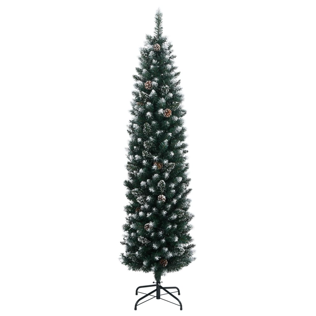 Sapin de Noël artificiel mince 300 LED 180 cm - Xios Store SNC