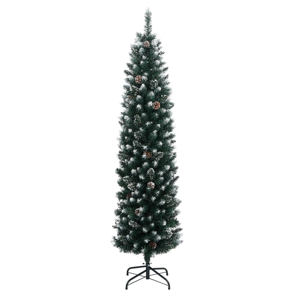 Sapin de Noël artificiel mince 300 LED 240 cm - Xios Store SNC