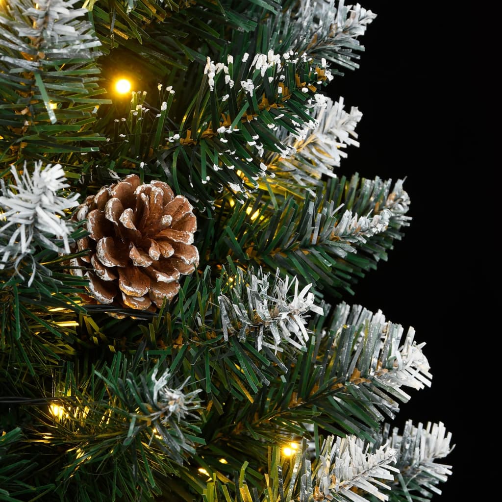 Sapin de Noël artificiel mince 300 LED 240 cm - Xios Store SNC