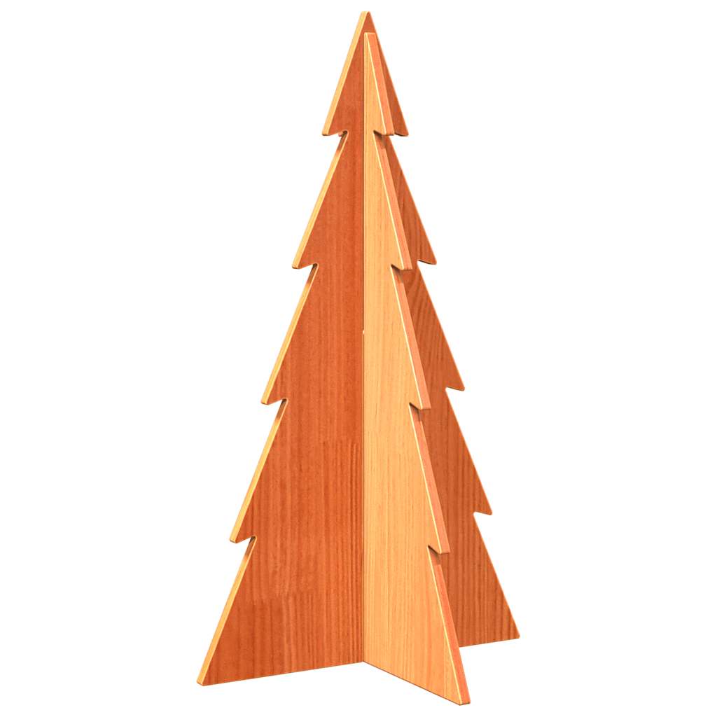 Arbre de Noël en bois pour décoration 80 cm bois de pin massif - Xios Store SNC