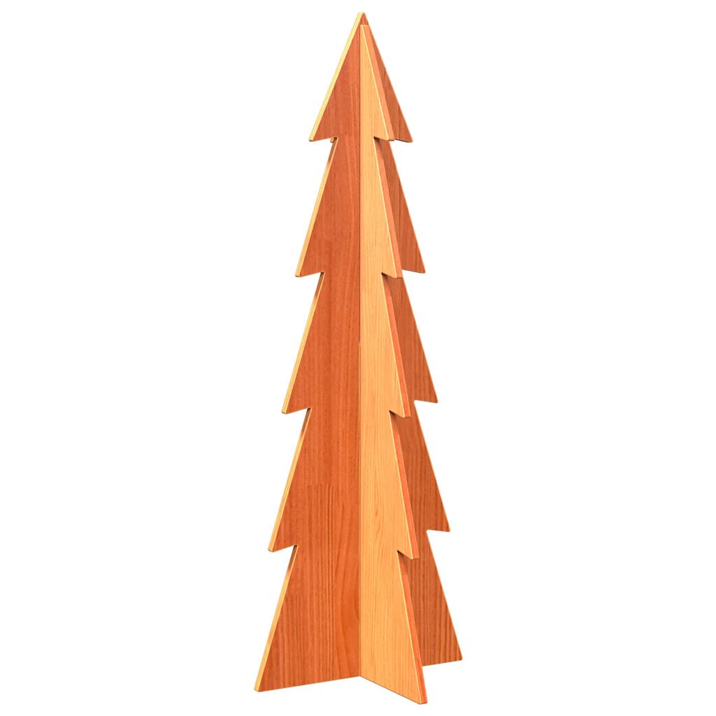 Arbre de Noël en bois pour décoration 112 cm bois de pin massif - Xios Store SNC