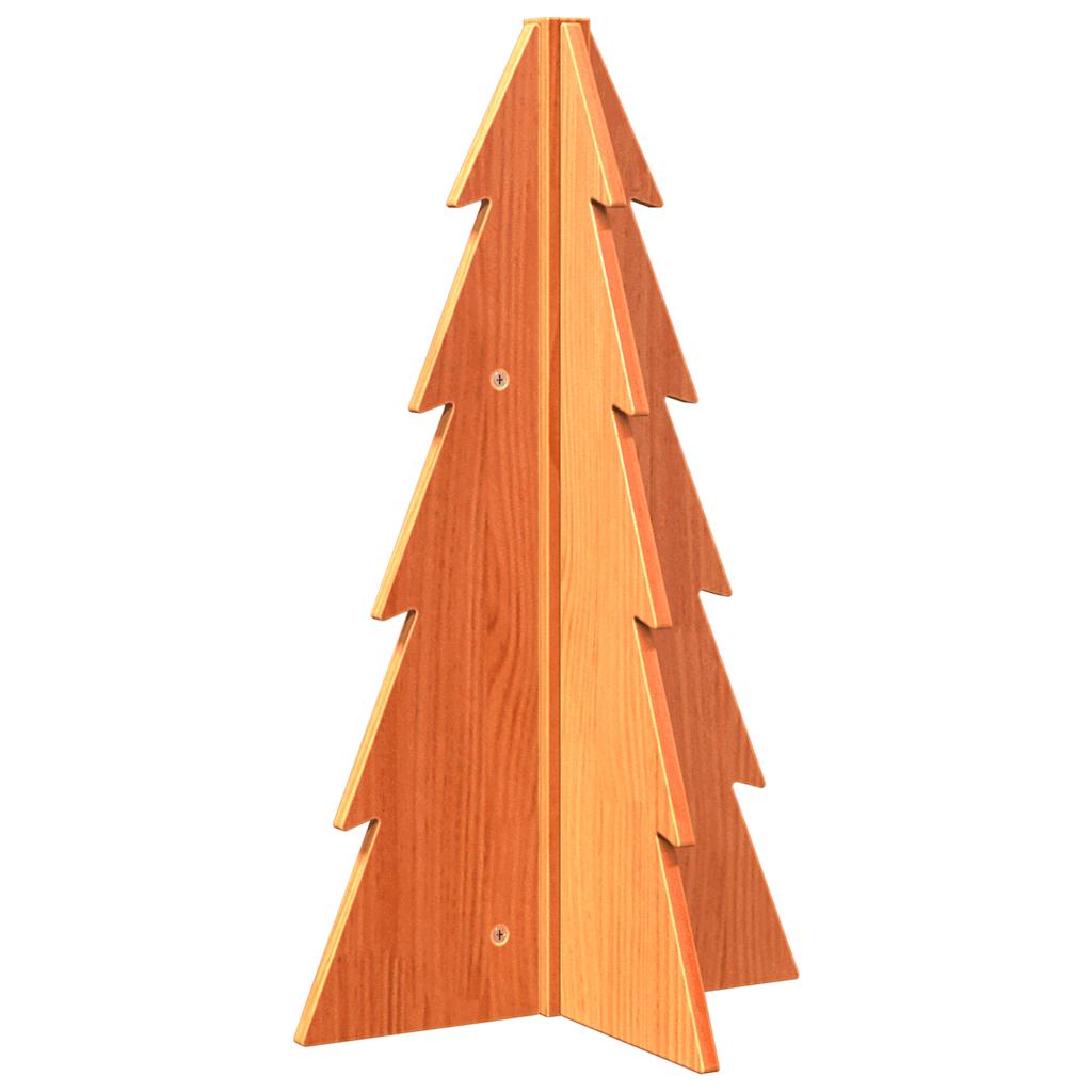 Arbre de Noël en bois pour décoration 69,5cm bois de pin massif - Xios Store SNC