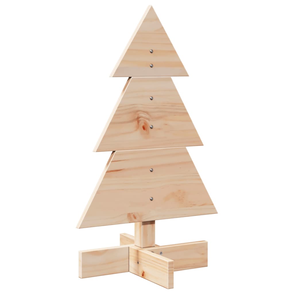 Arbre de Noël en bois pour décoration 60 cm bois massif de pin - Xios Store SNC