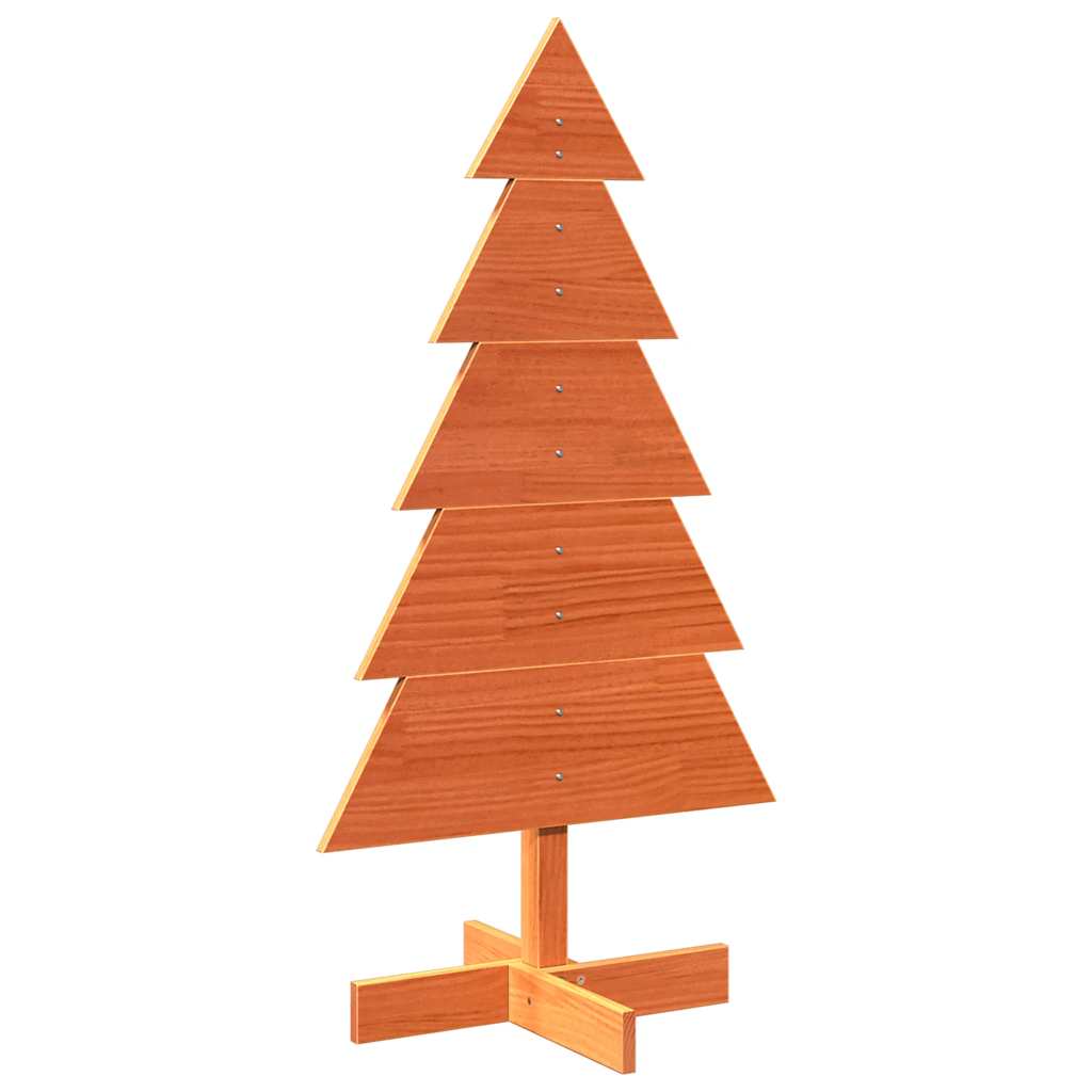 Arbre de Noël en bois pour décoration 100 cm bois de pin massif - Xios Store SNC