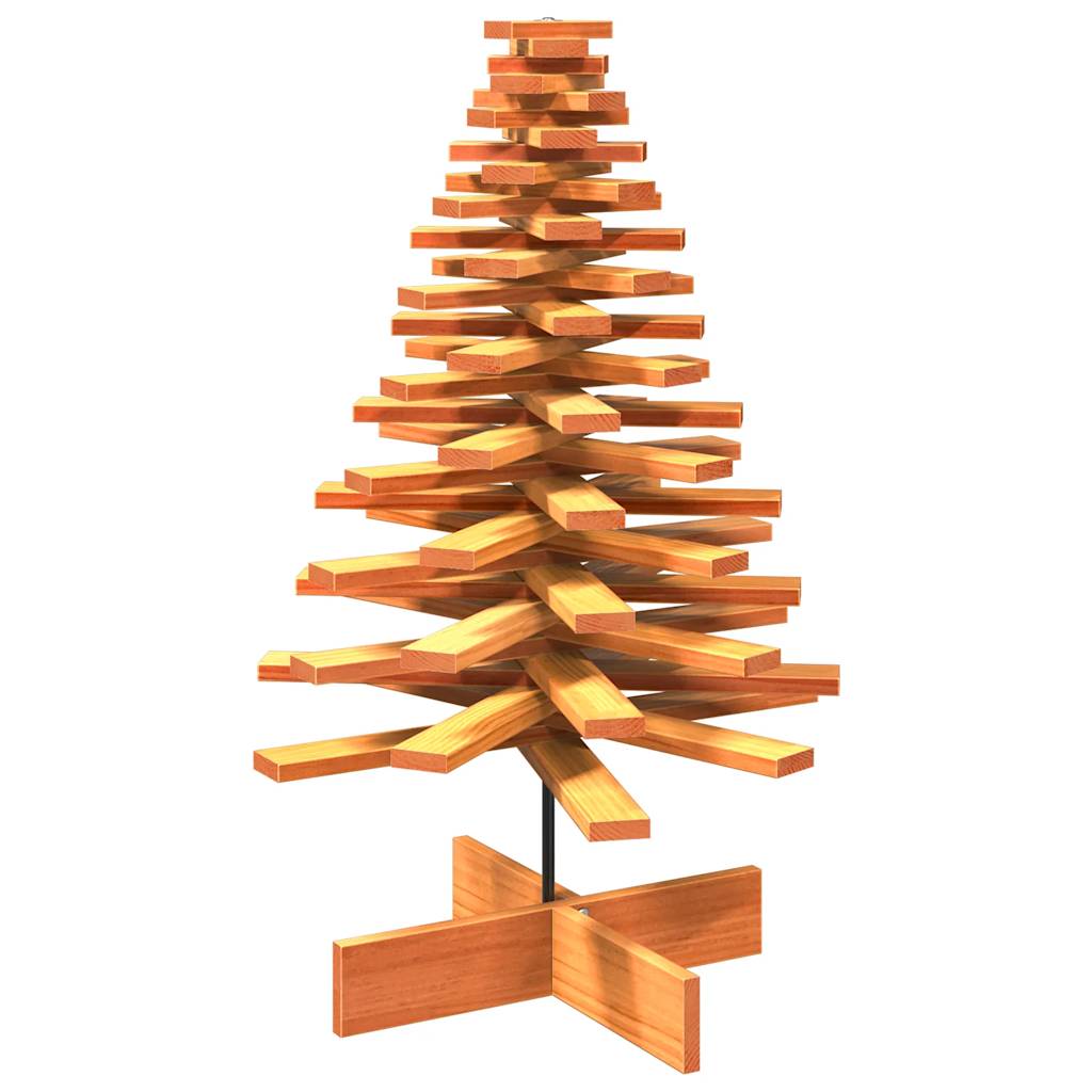 Arbre de Noël en bois pour décoration 100 cm bois de pin massif - Xios Store SNC