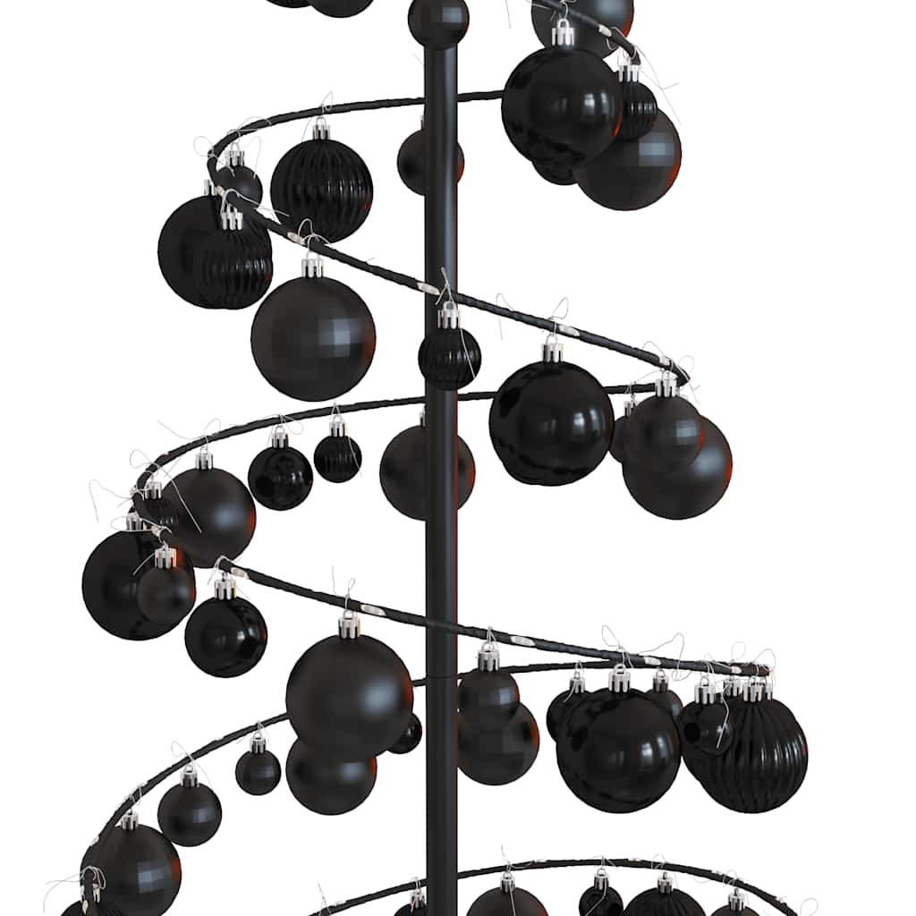 Arbre de Noël cône lumineux avec boules 100 LED 150 cm - Xios Store SNC