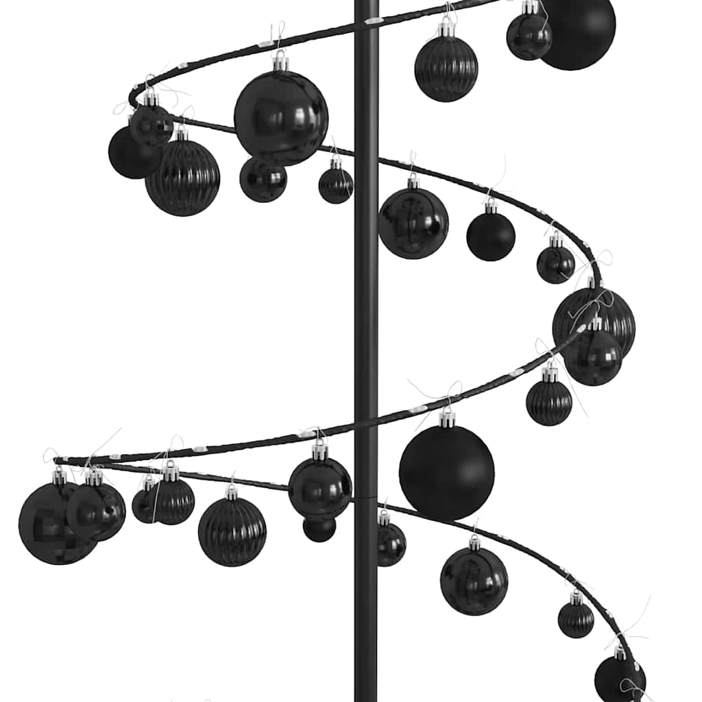 Arbre de Noël cône lumineux avec boules 120 LED 180 cm - Xios Store SNC