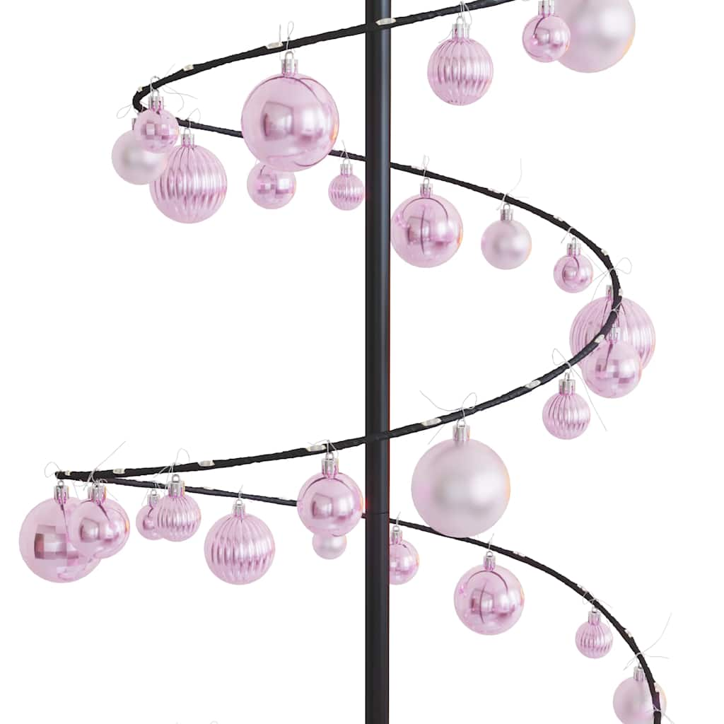 Arbre de Noël cône lumineux avec boules 120 LED 180 cm - Xios Store SNC