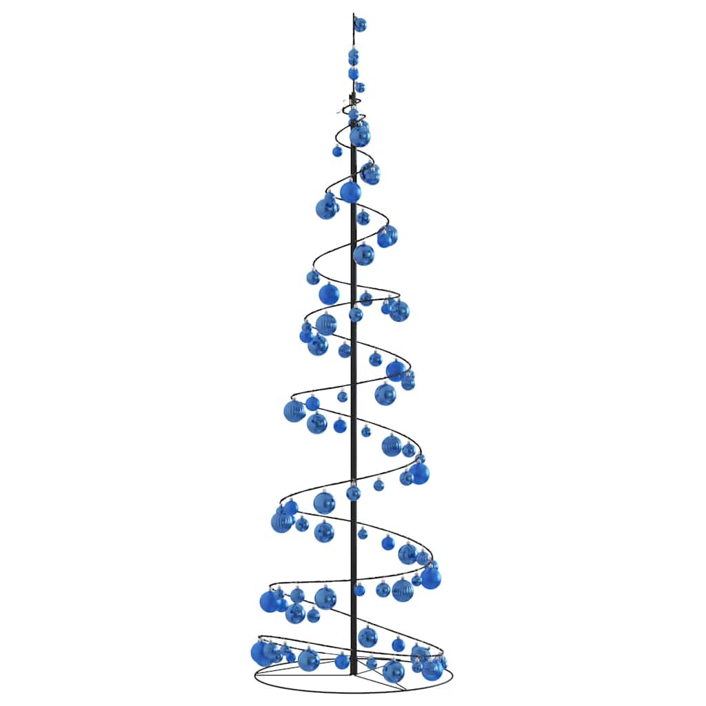 Arbre de Noël cône lumineux avec boules 120 LED 180 cm - Xios Store SNC