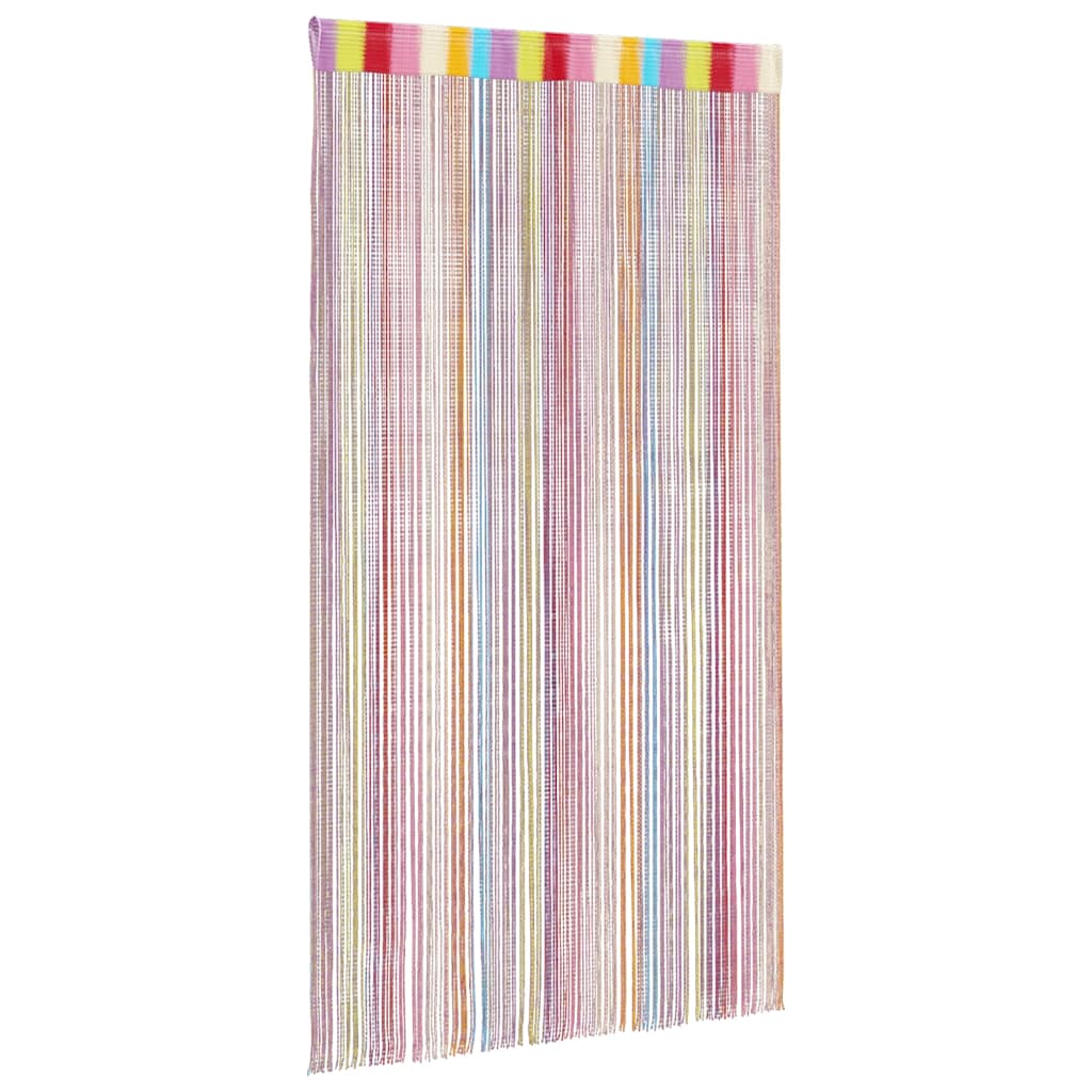 Rideaux à fils 2 pcs multicolore 100x250 cm Rideaux vidaXL