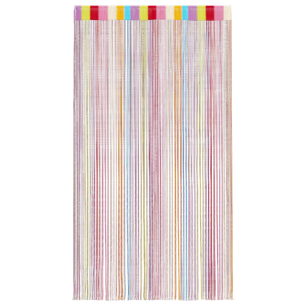 Rideaux à fils 2 pcs multicolore 100x250 cm Rideaux vidaXL