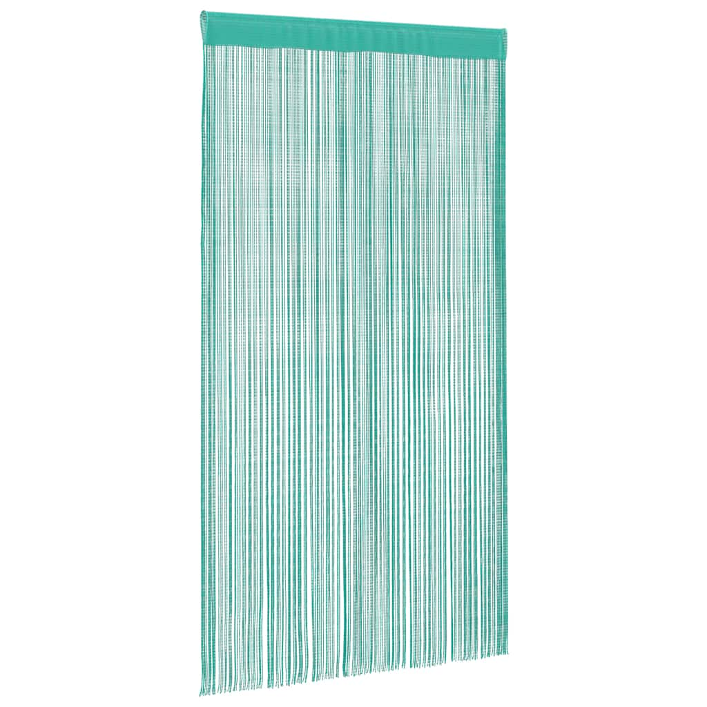 Rideaux à fils 2 pcs turquoise 100x250 cm Rideaux vidaXL