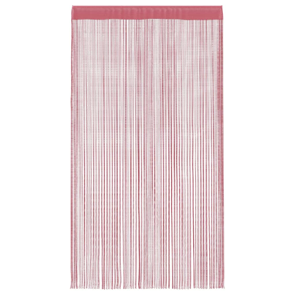 Rideaux à fils 2 pcs rose 100x250 cm Rideaux vidaXL