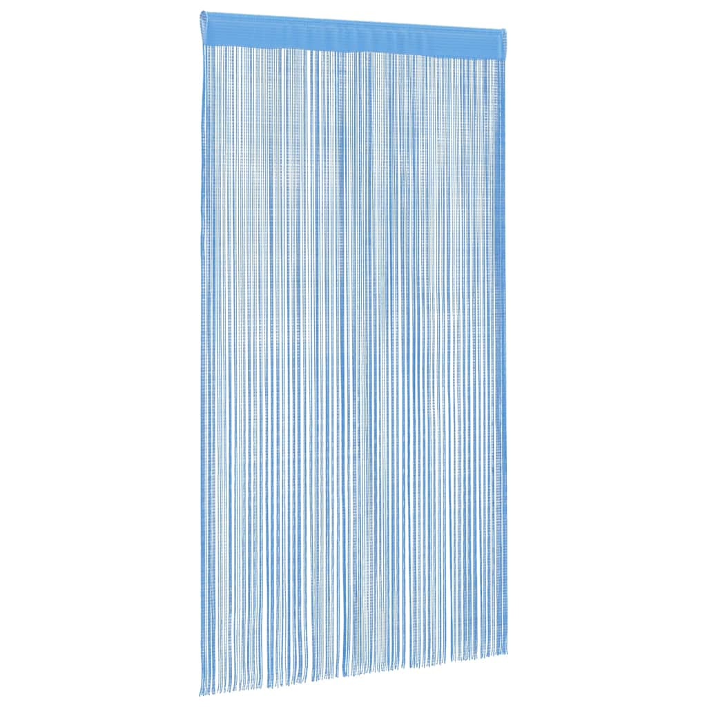 Rideaux à fils 2 pcs bleu clair 100x250 cm Rideaux vidaXL