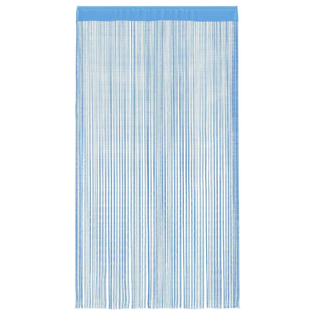 Rideaux à fils 2 pcs bleu clair 100x250 cm Rideaux vidaXL