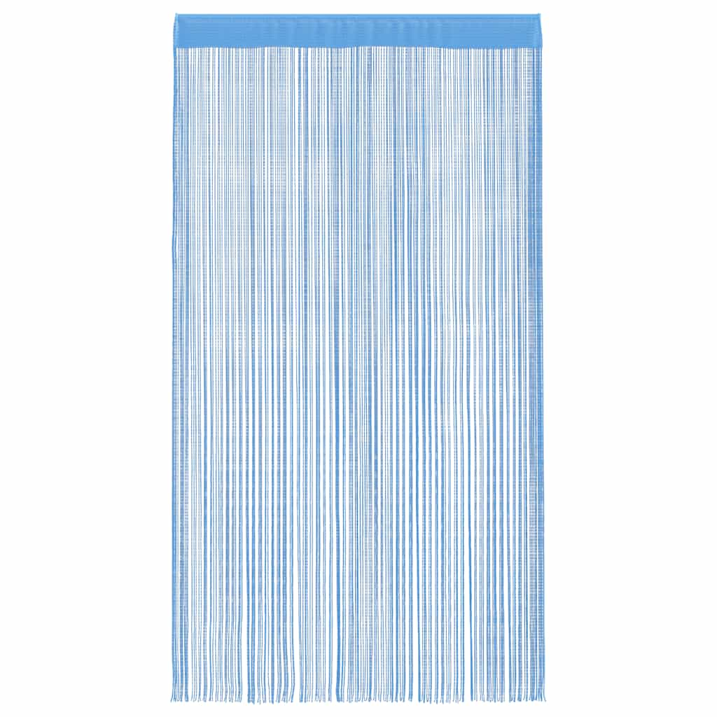 Rideau en fils 2 pcs 140 x 250 cm bleu clair Rideaux vidaXL