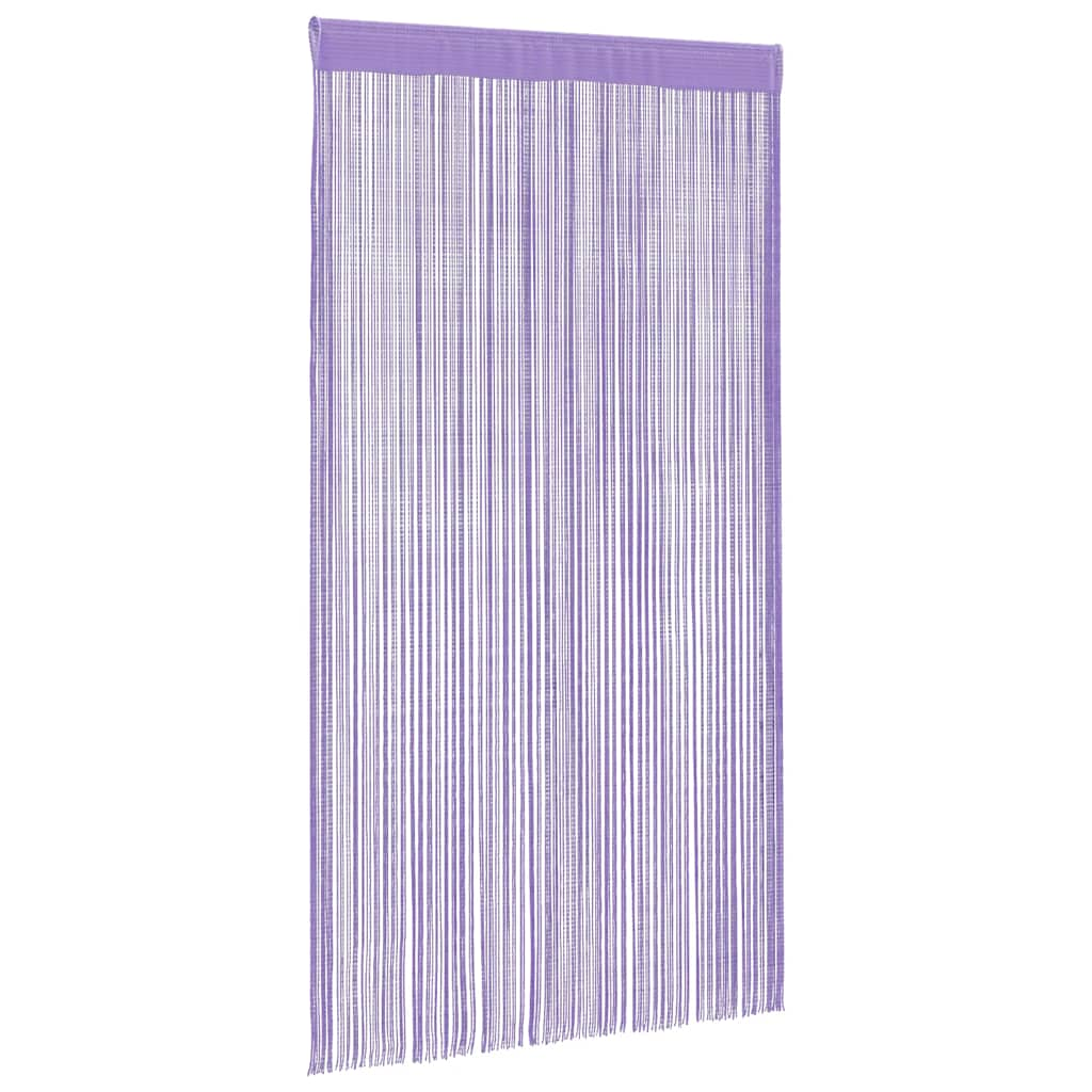 Rideaux à fils 2 pcs violet 100x250 cm Rideaux vidaXL