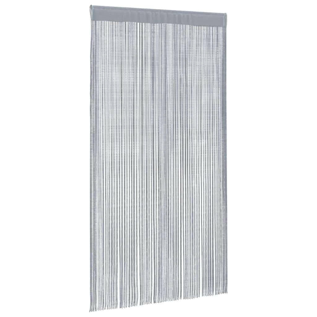 Rideaux à fils 2 pcs gris clair 100x250 cm Rideaux vidaXL