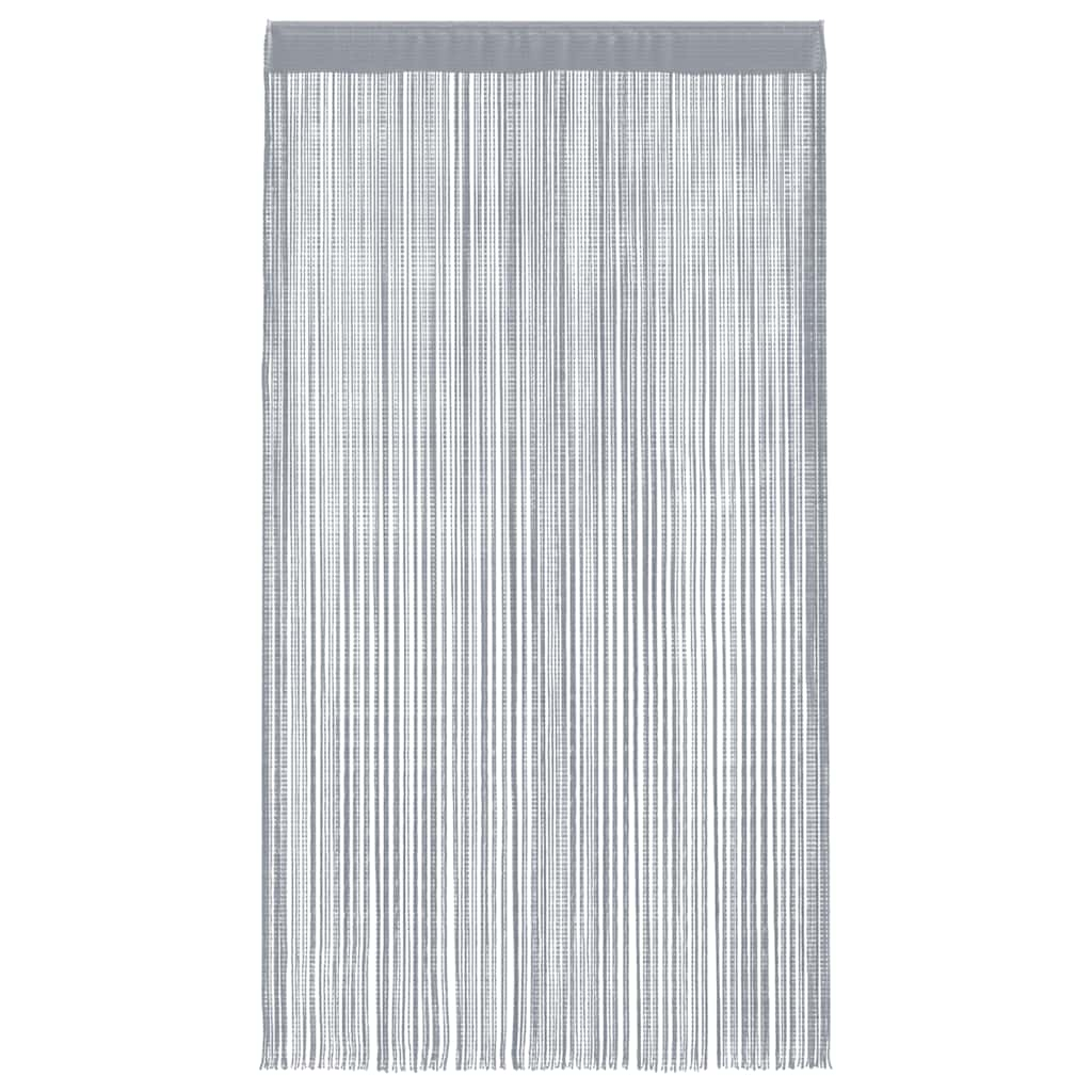 Rideaux à fils 2 pcs gris clair 100x250 cm Rideaux vidaXL