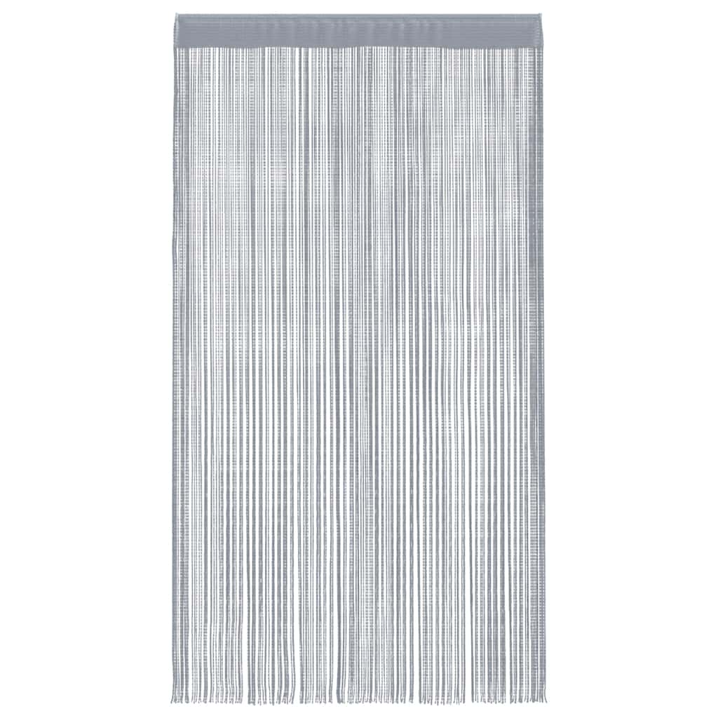 Rideau en fils 2 pcs 140 x 250 cm gris clair Rideaux vidaXL