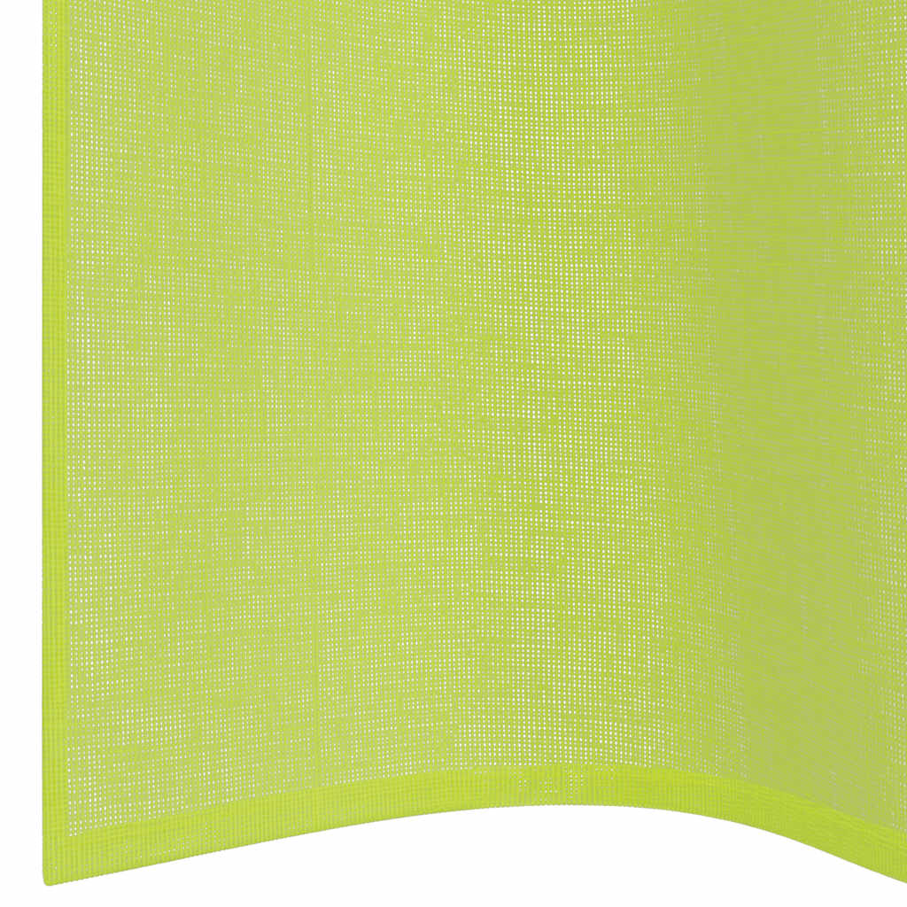 Rideaux en voile avec œillets 2 pcs vert pomme 140x300 cm Rideaux vidaXL