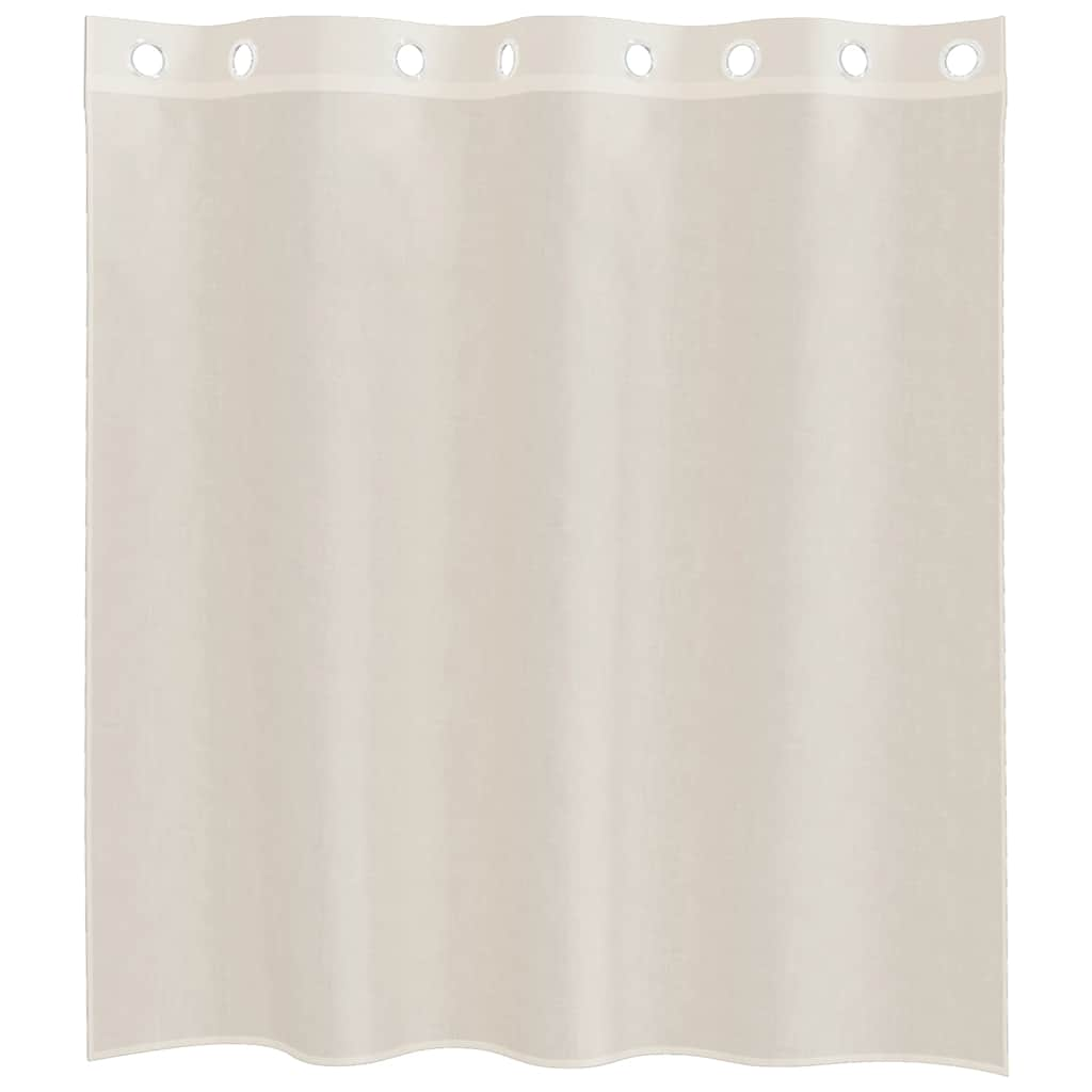 Rideaux en voile avec œillets 2 pcs crème 140x140 cm Rideaux vidaXL