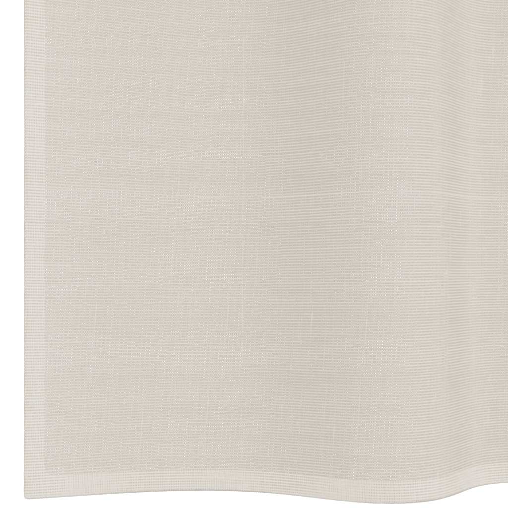 Rideaux en voile avec œillets 2 pcs crème 140x140 cm Rideaux vidaXL