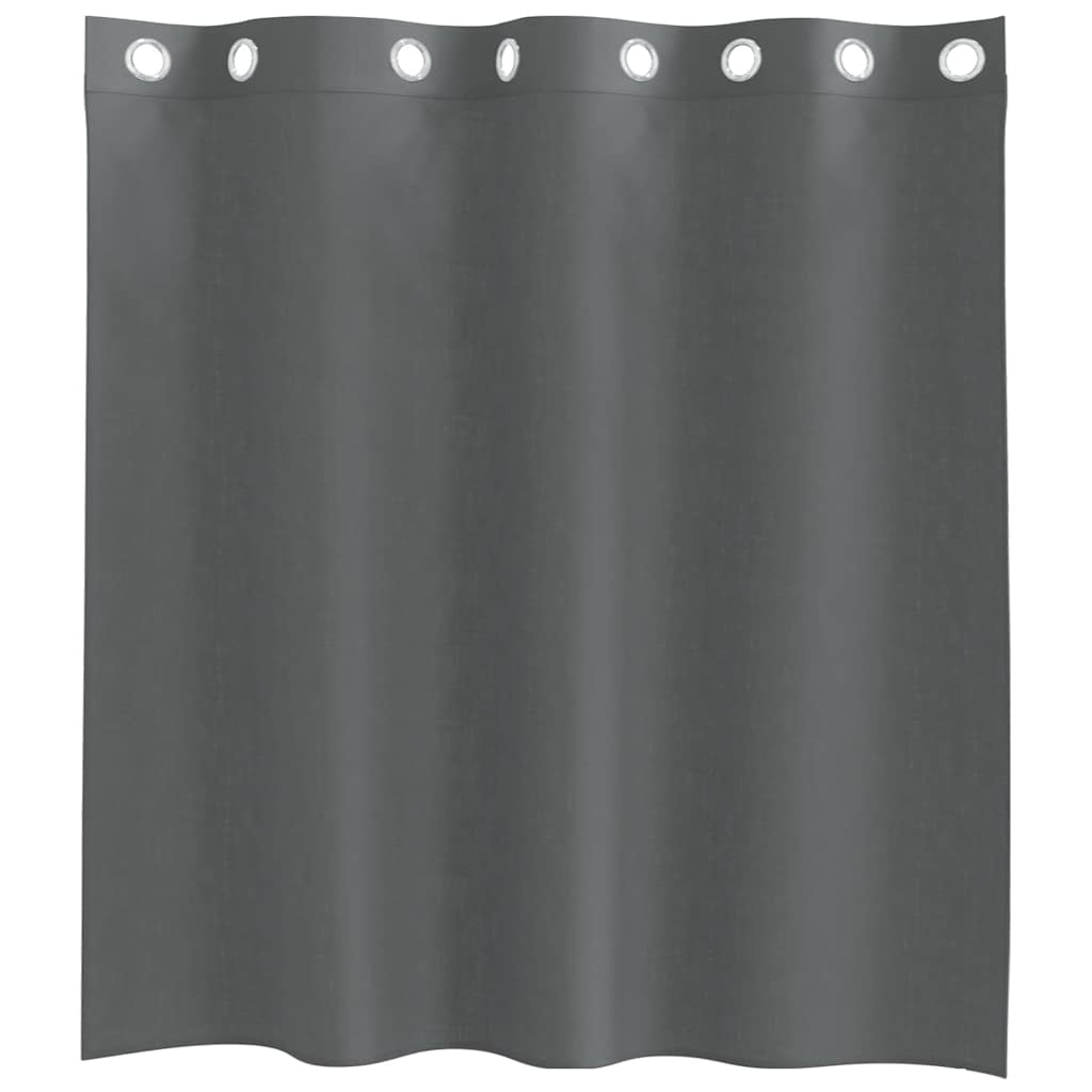 Rideaux en voile avec œillets 2 pcs gris foncé 140x140 cm Rideaux vidaXL