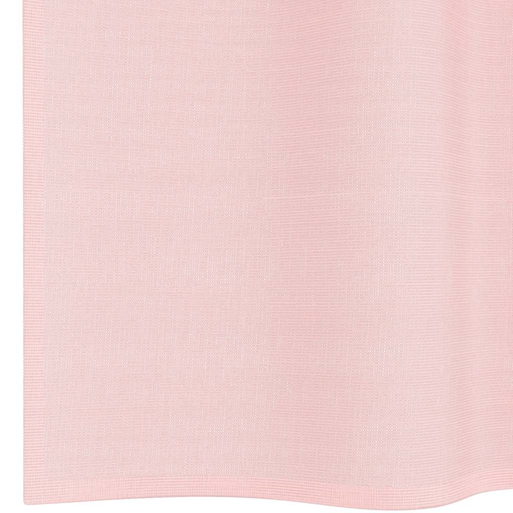 Rideaux en voile avec œillets 2 pcs rose clair 140x300 cm Rideaux vidaXL