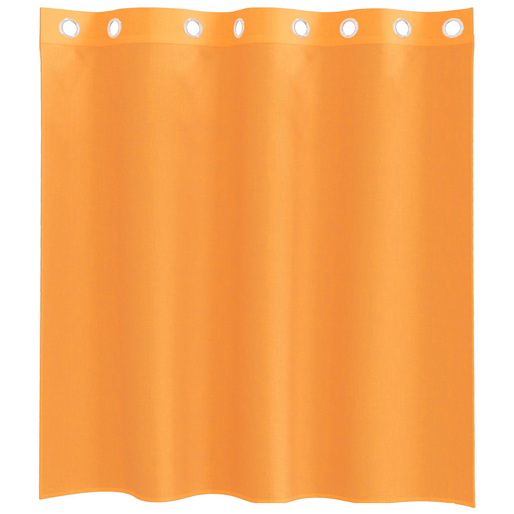 Rideaux en voile avec œillets 2 pcs orange 140x140 cm Rideaux vidaXL