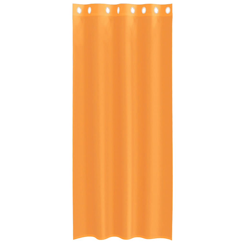 Rideaux en voile avec œillets 2 pcs orange 140x225 cm Rideaux vidaXL