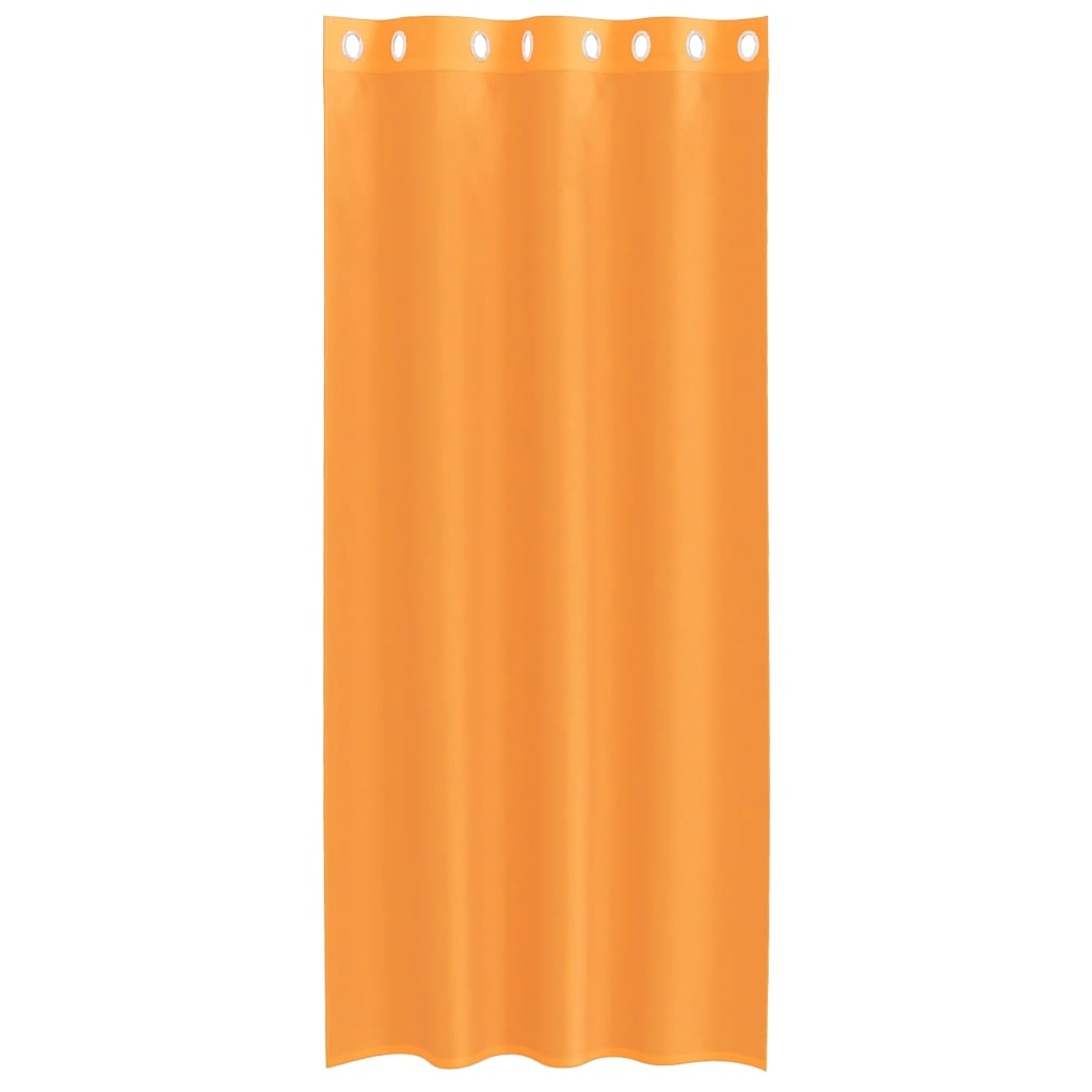 Rideaux en voile avec œillets 2 pcs orange 140x245 cm Rideaux vidaXL