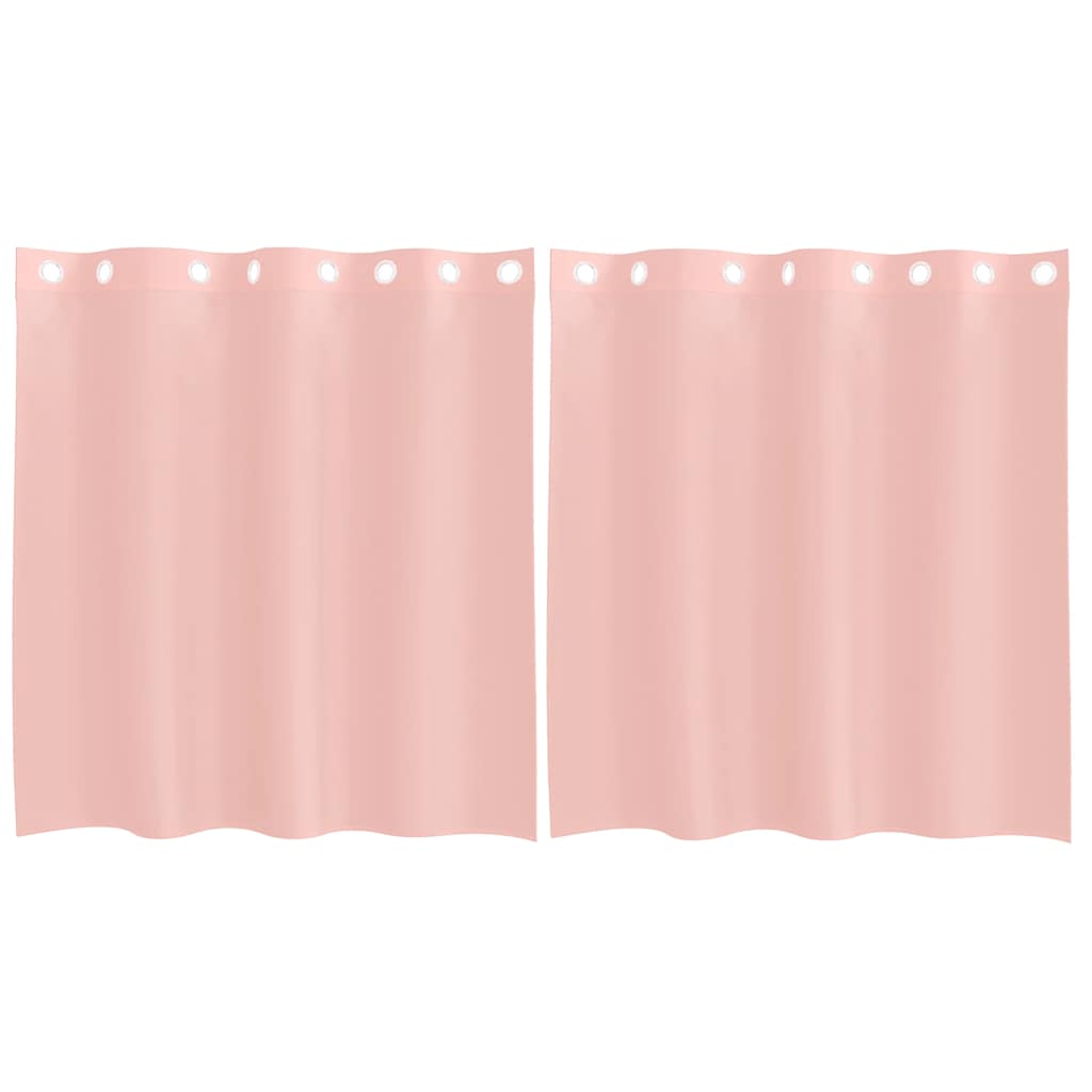 Rideaux en voile avec œillets 2 pcs rose 140x140 cm Rideaux vidaXL