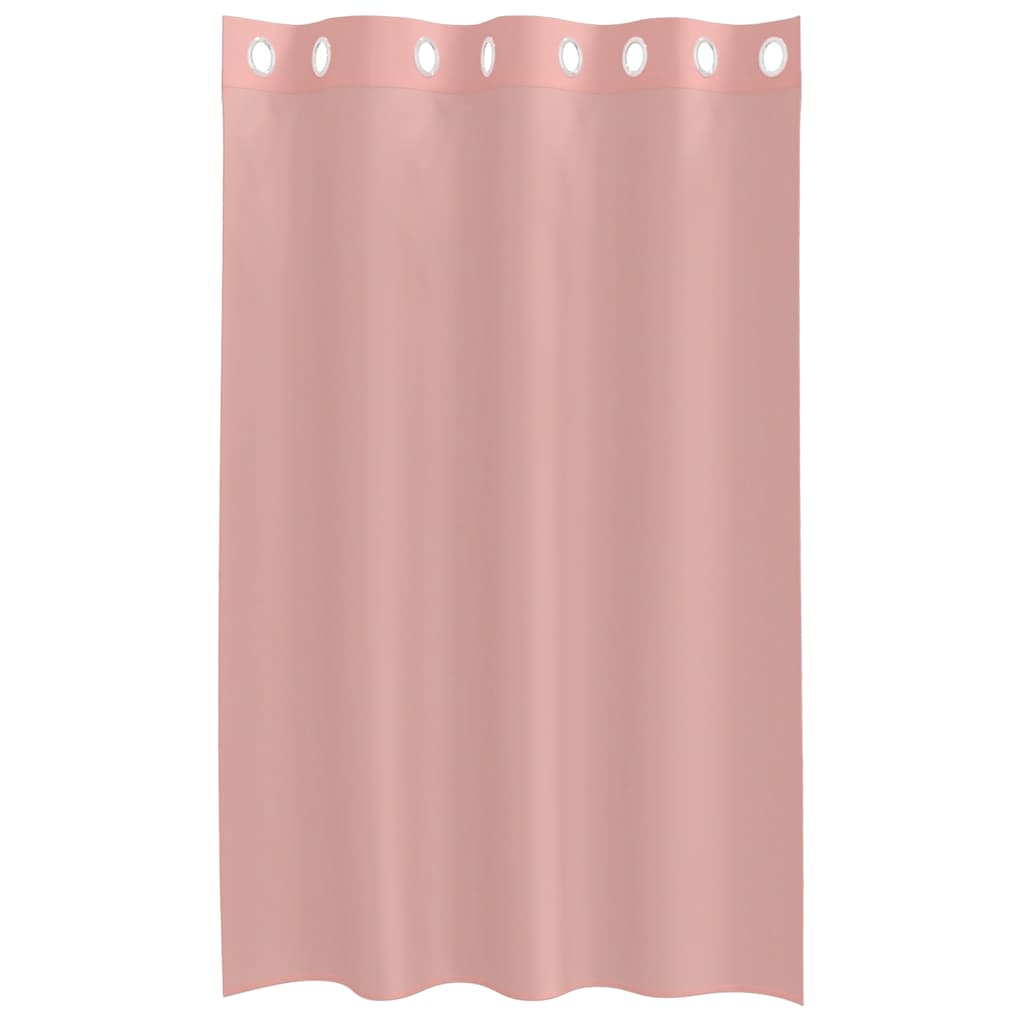 Rideaux en voile avec œillets 2 pcs rose 140x175 cm Rideaux vidaXL