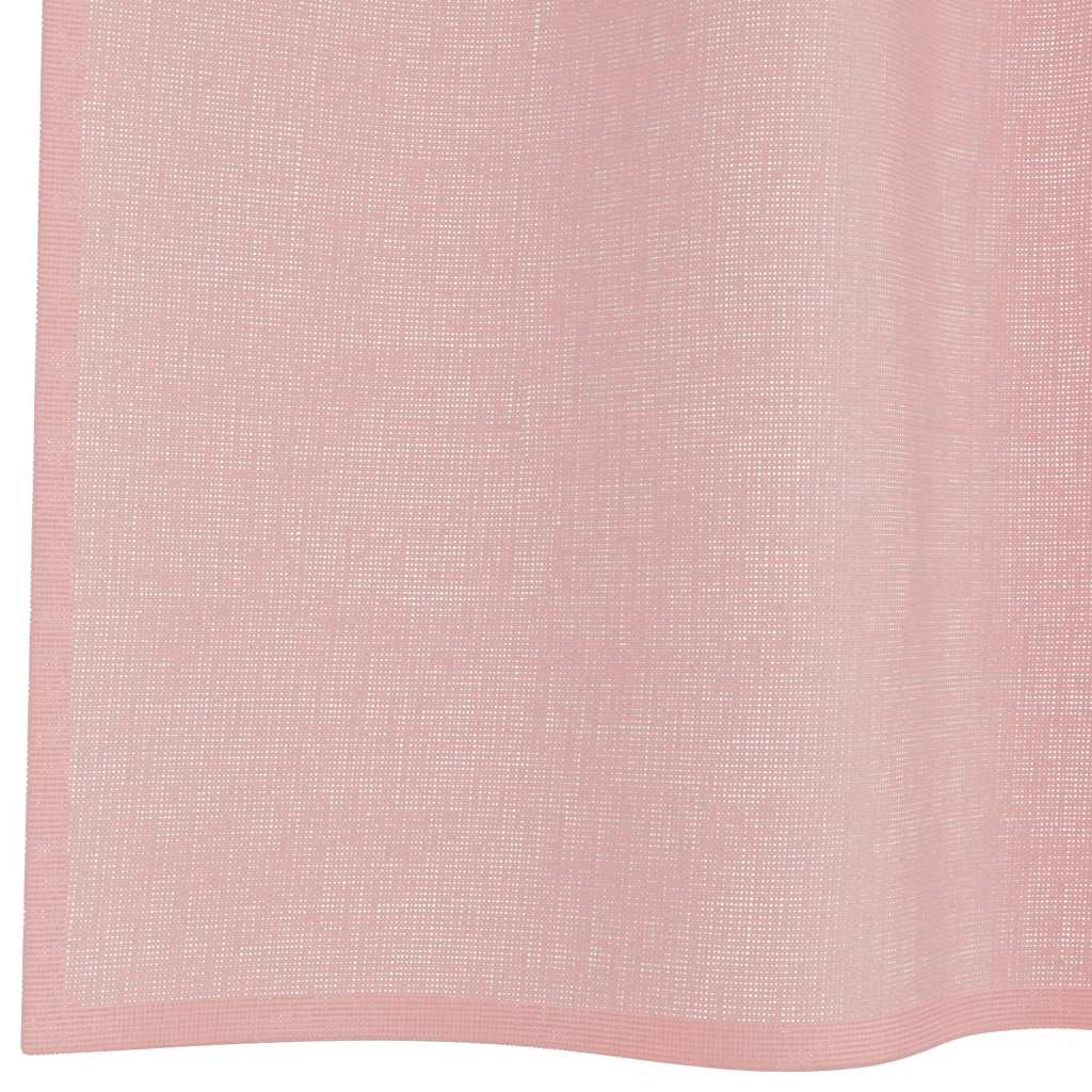 Rideaux en voile avec œillets 2 pcs rose 140x175 cm Rideaux vidaXL