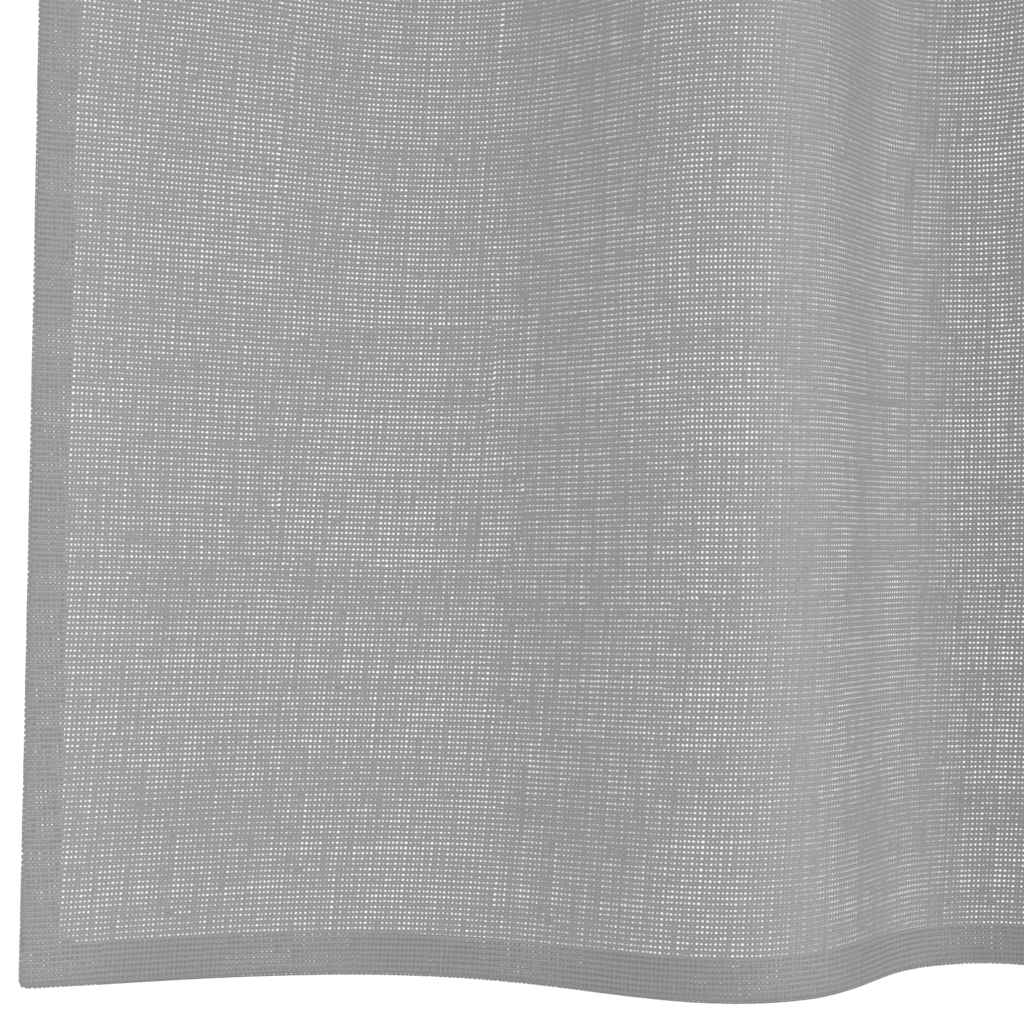 Rideaux en voile avec œillets 2 pcs gris clair 140x140 cm Rideaux vidaXL