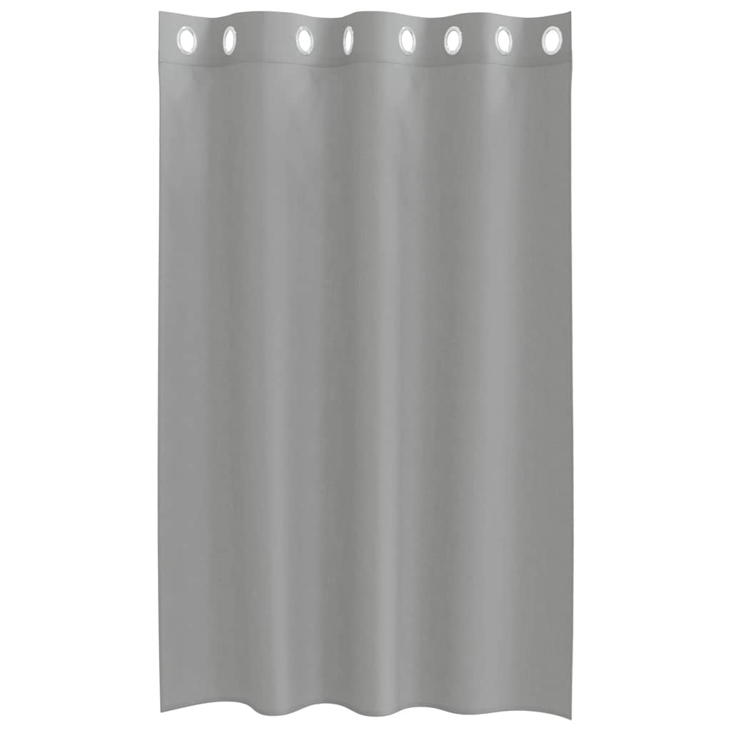 Rideaux en voile avec œillets 2 pcs gris clair 140x175 cm Rideaux vidaXL