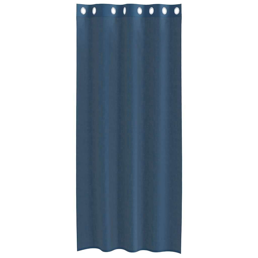 Rideaux en voile avec œillets 2 pcs bleu royal Rideaux vidaXL