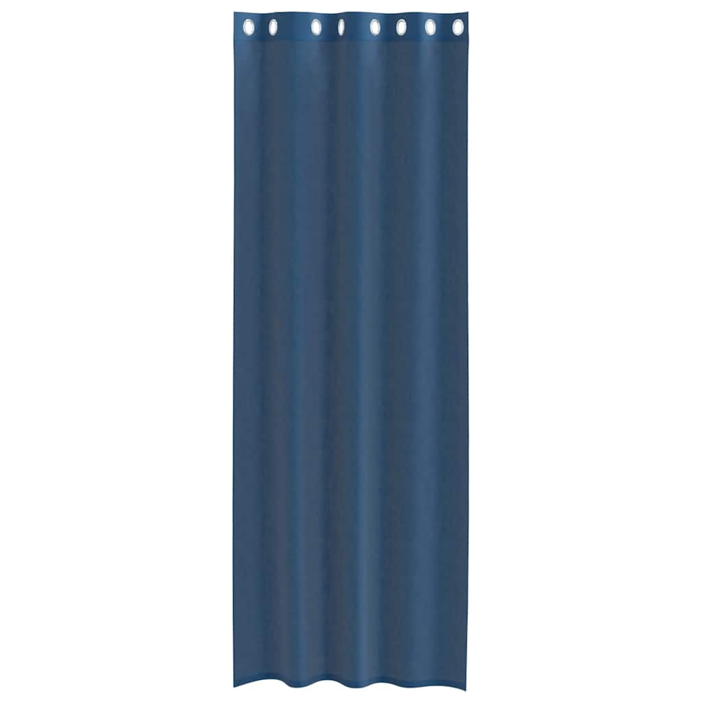 Rideaux en voile avec œillets 2 pcs bleu royal Rideaux vidaXL