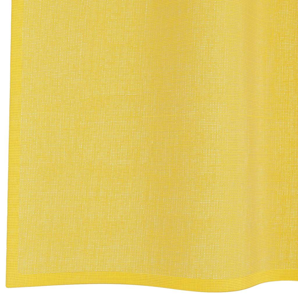 Rideaux en voile avec œillets 2 pcs jaune Rideaux vidaXL