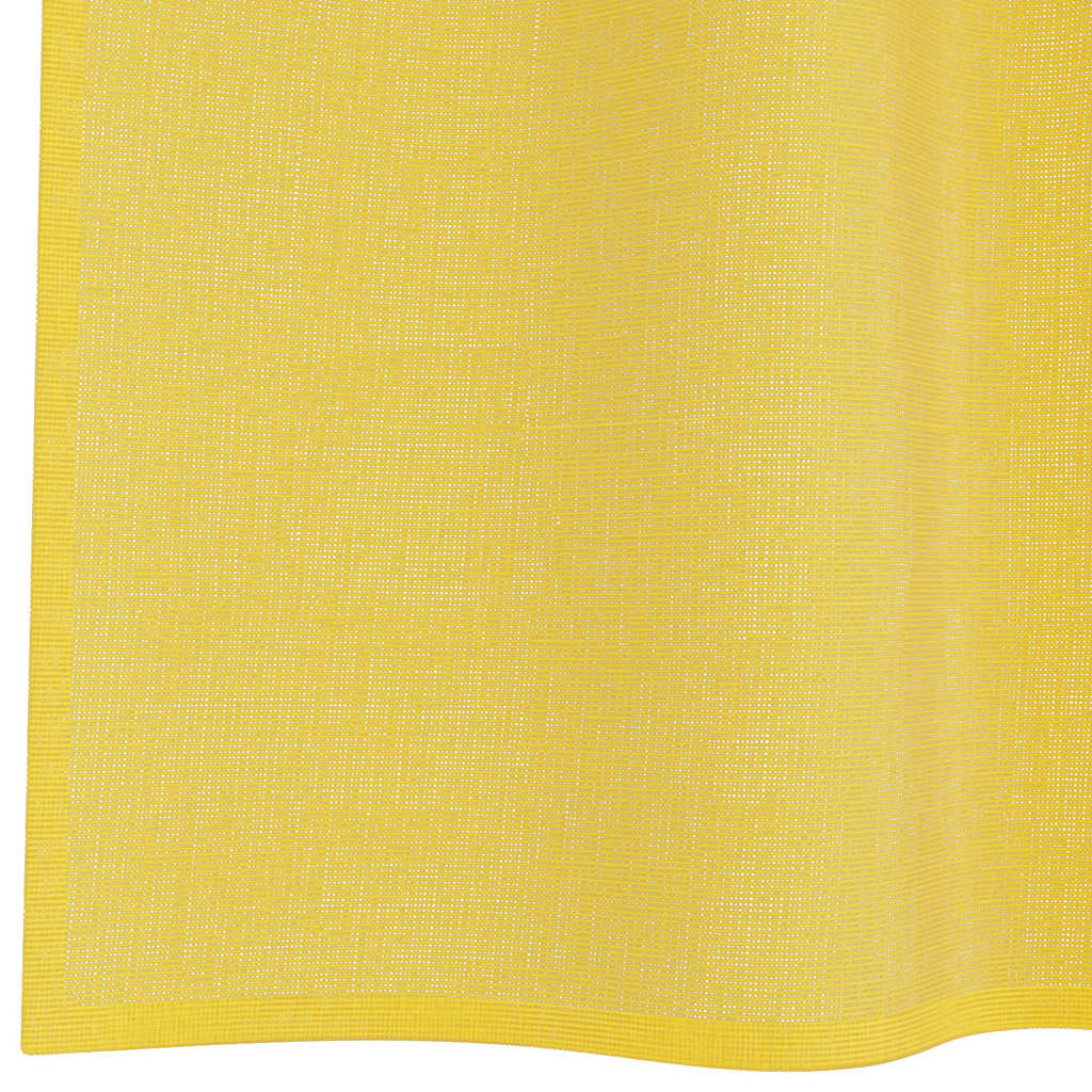 Rideaux en voile avec œillets 2 pcs jaune Rideaux vidaXL