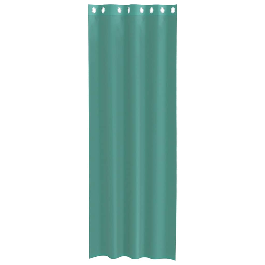 Rideaux en voile avec œillets 2 pcs turquoise Rideaux vidaXL