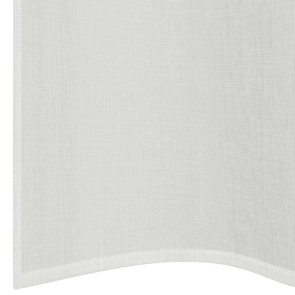 Rideaux en voile avec œillets 2 pcs blanc Rideaux vidaXL