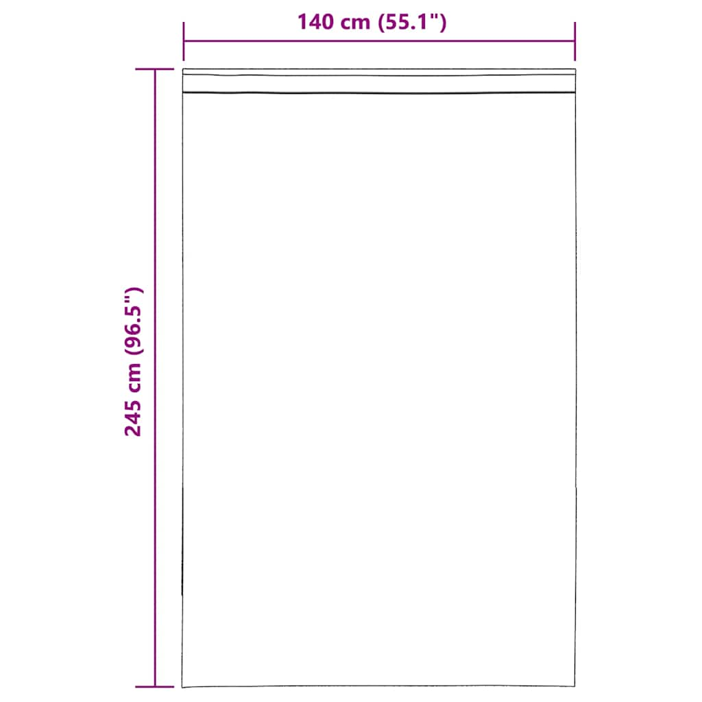 Rideaux en voile avec passants 2 pcs vert pomme Rideaux vidaXL