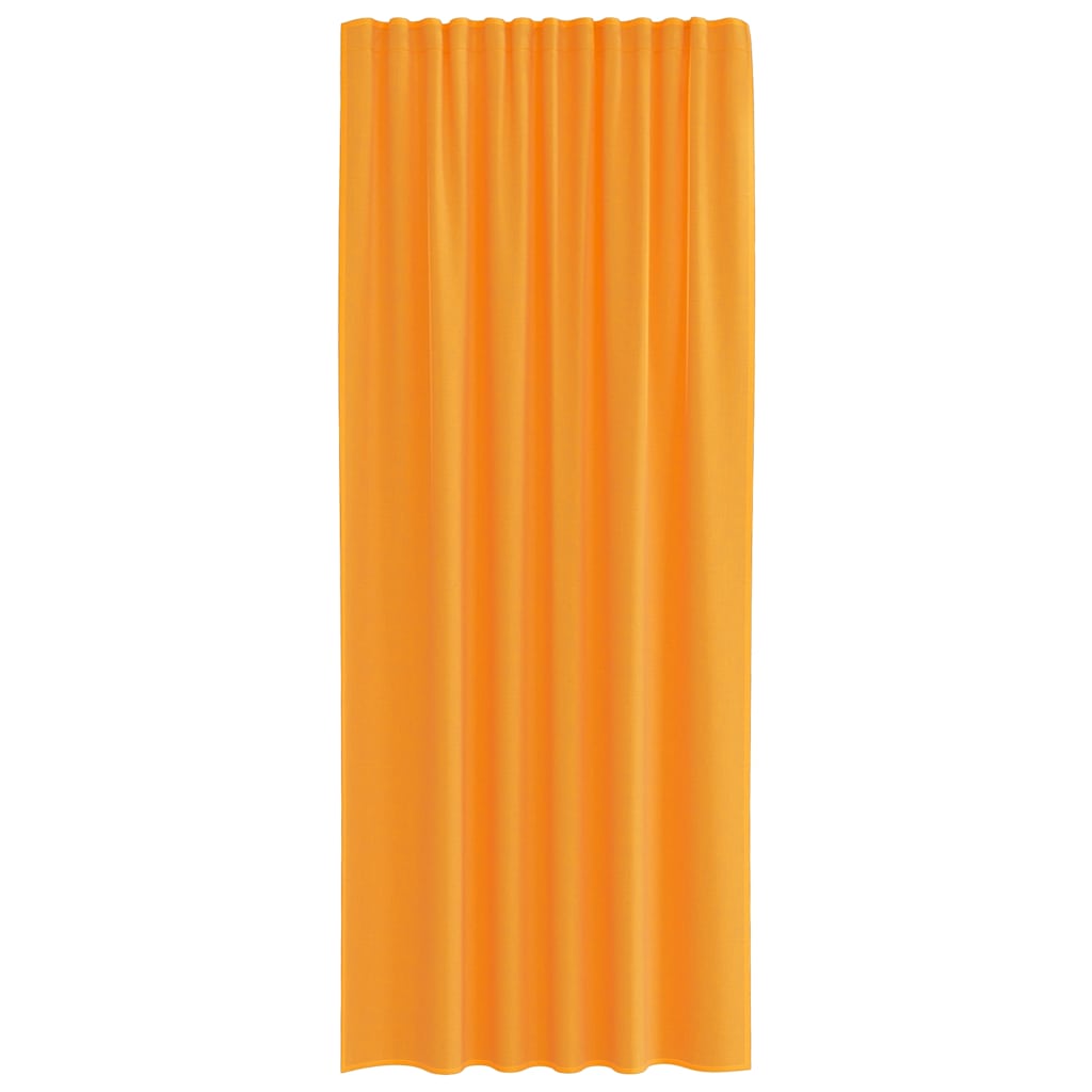 Rideaux en voile avec boucles 2 pcs orange 140x245 cm Rideaux vidaXL