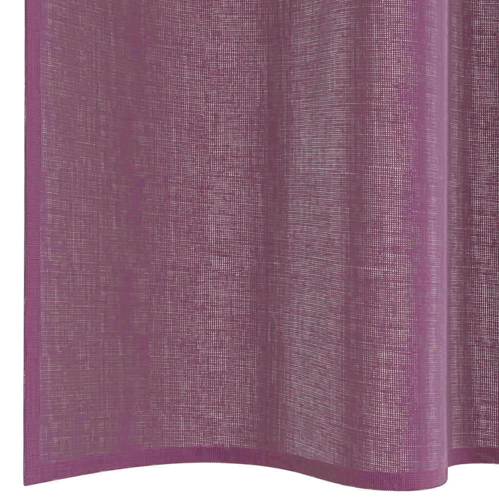 Rideaux en voile avec boucles 2 pcs violet 140x140 cm Rideaux vidaXL