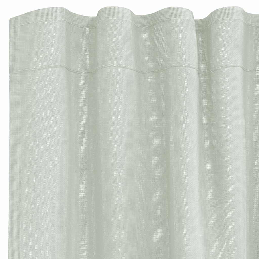 Rideaux en voile avec boucles 2 pcs gris clair 140x175 cm Rideaux vidaXL