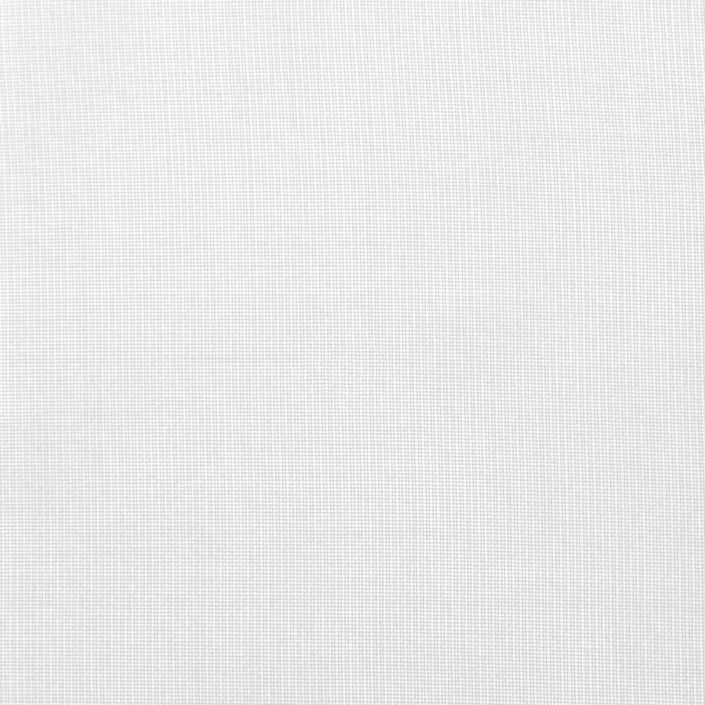 Rideaux en voile avec boucles 2 pcs blanc 140x175 cm Rideaux vidaXL