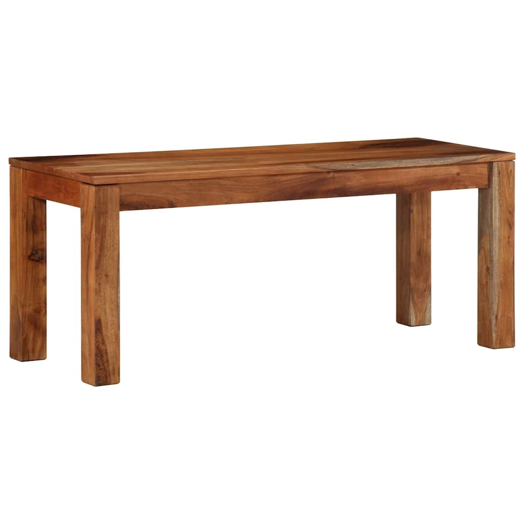 Banc 110 cm bois massif d'acacia Bancs coffres vidaXL   