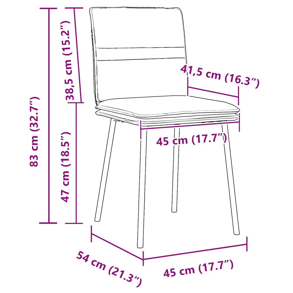 Chaises à manger lot de 6 gris clair velours Chaises de cuisine vidaXL